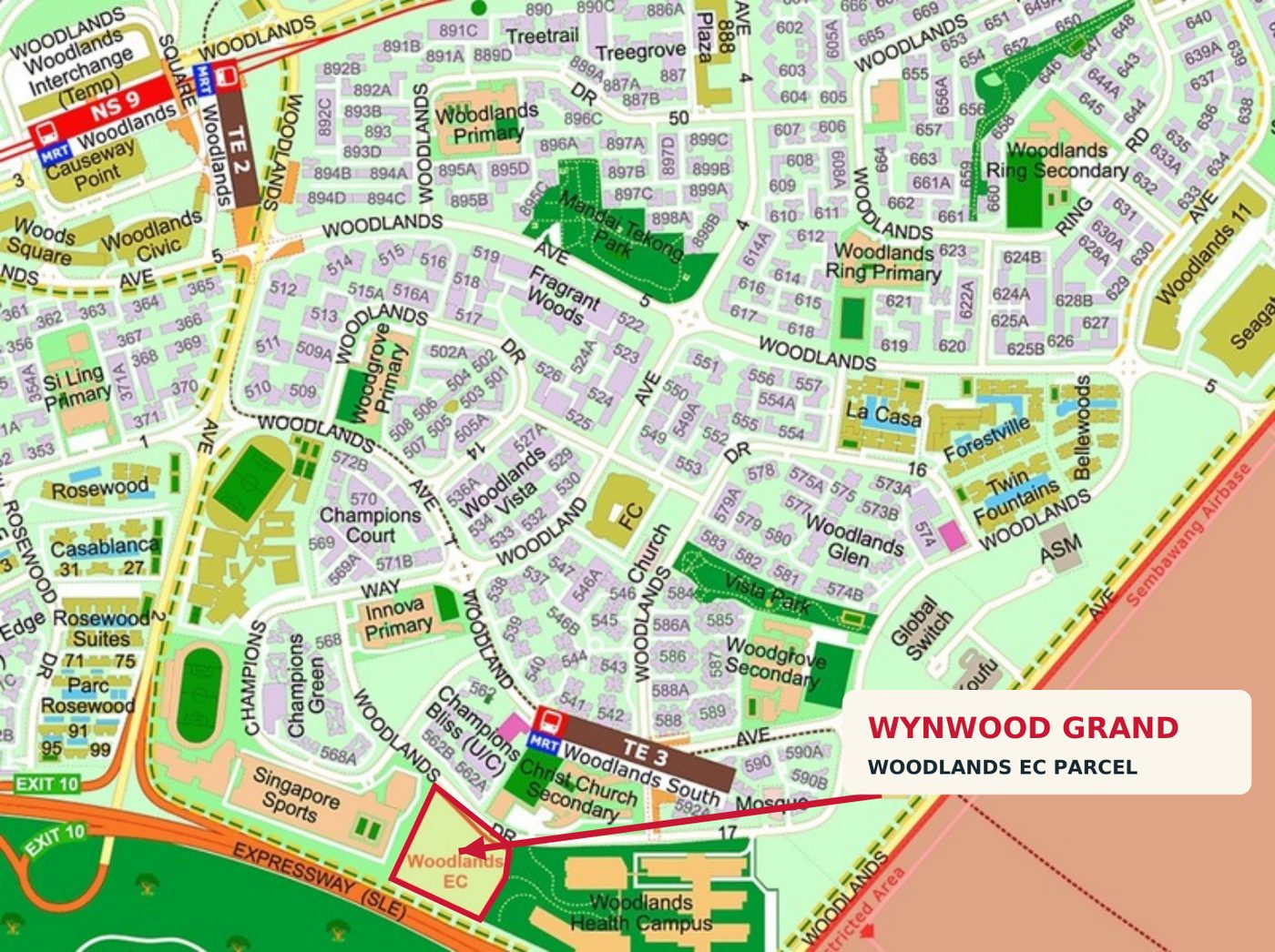 Wynwood Grand location map